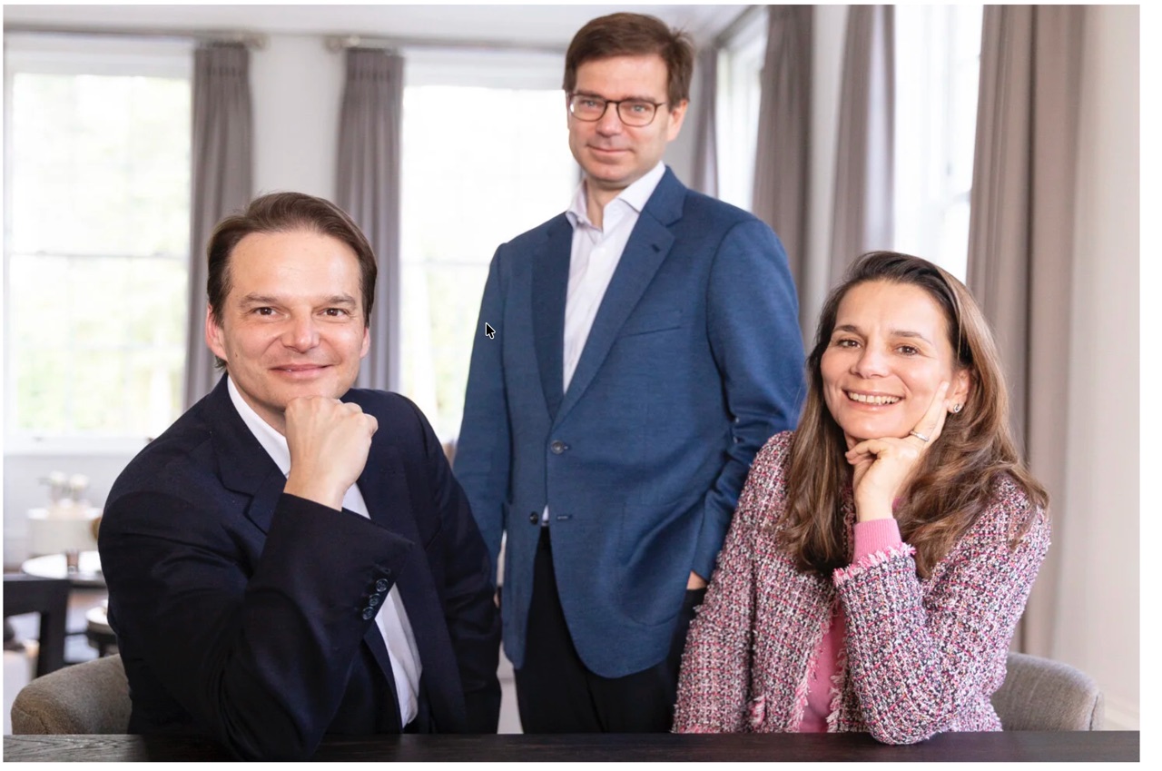 Tomas, Daniel and Marga Mateos Werner, founding partners of Werner Capital